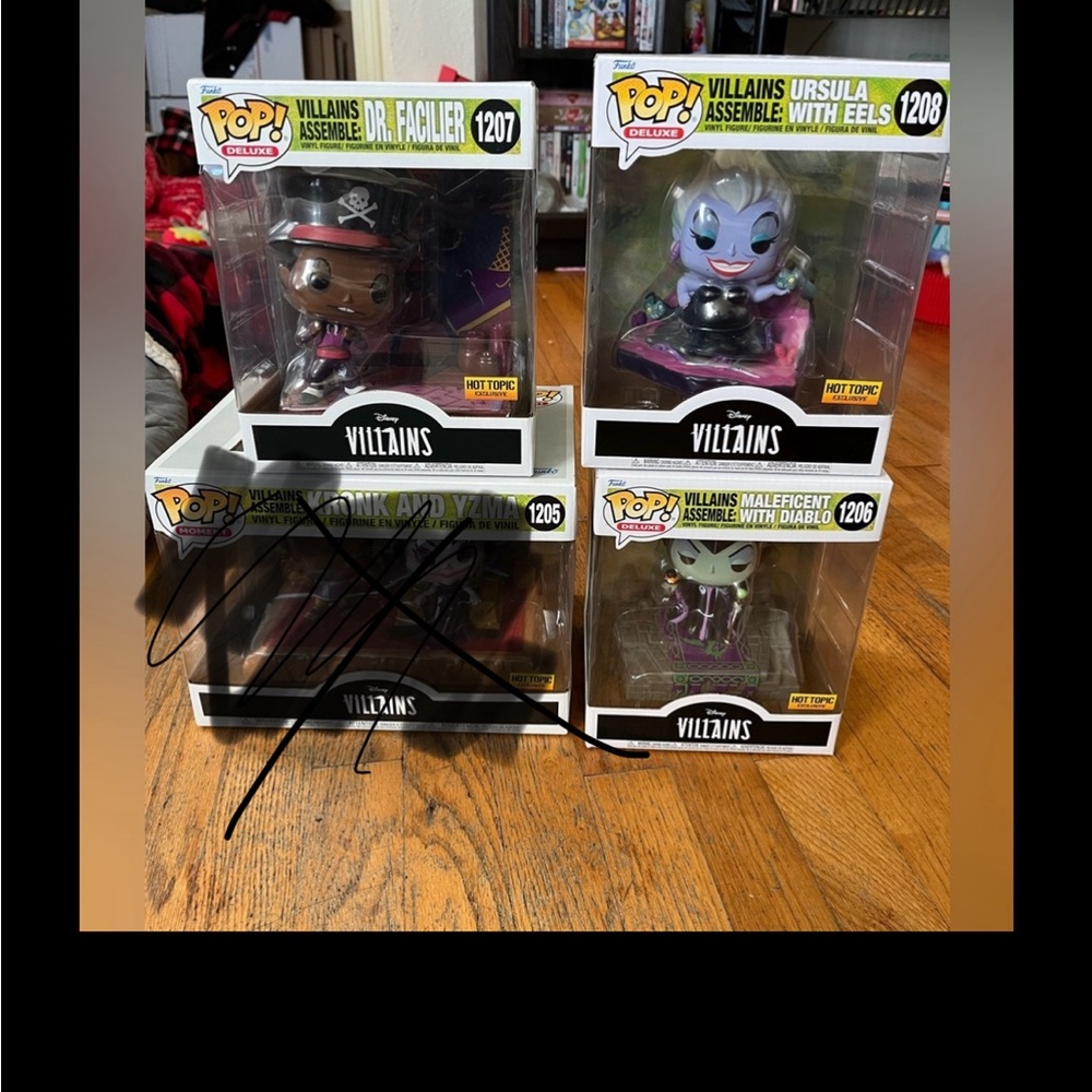 Disney Funko pop villains assemble bundle